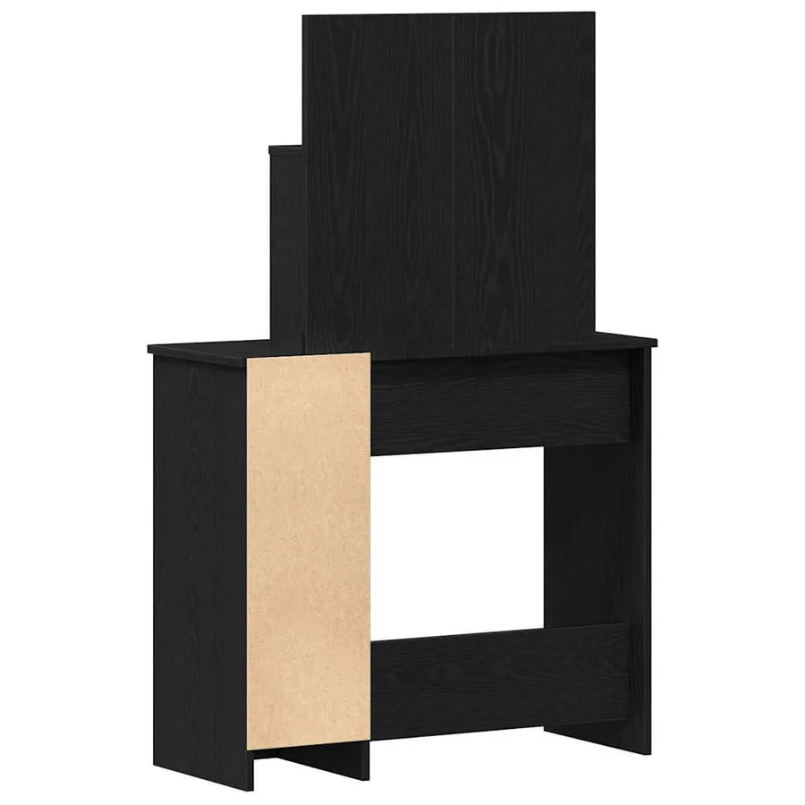 Table de Toilette avec tiroir Chêne noir 86,5 x 35 x 136 cm - 6