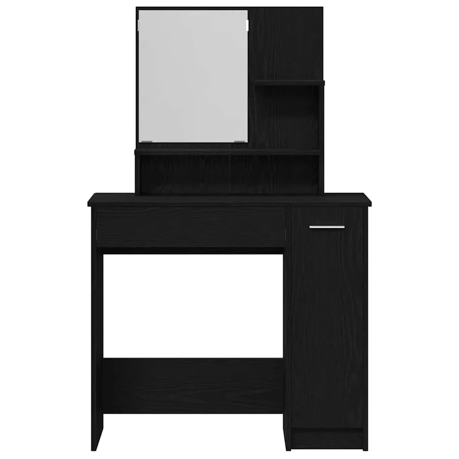 Table de Toilette avec tiroir Chêne noir 86,5 x 35 x 136 cm - 7