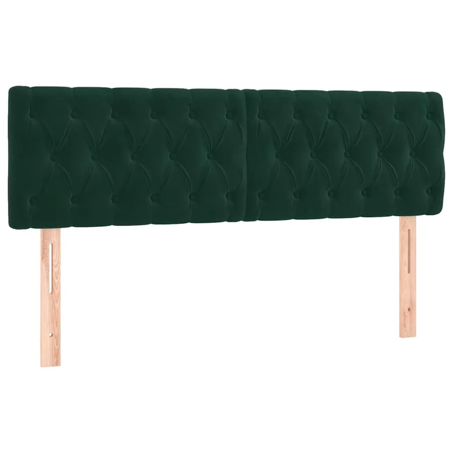 Sommier à lattes de lit avec matelas LED Vert foncé 160x200 cm - 7