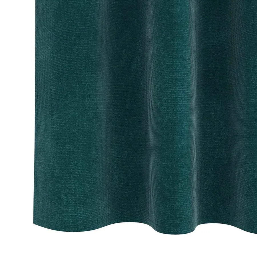 Rideaux occultants 2 pcs Vert foncé 140 x 140 cm Velours - 6