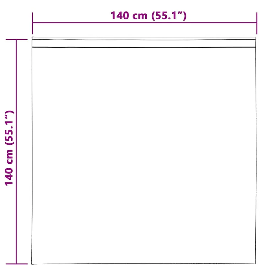 Rideaux occultants 2 pcs Vert foncé 140 x 140 cm Velours - 9