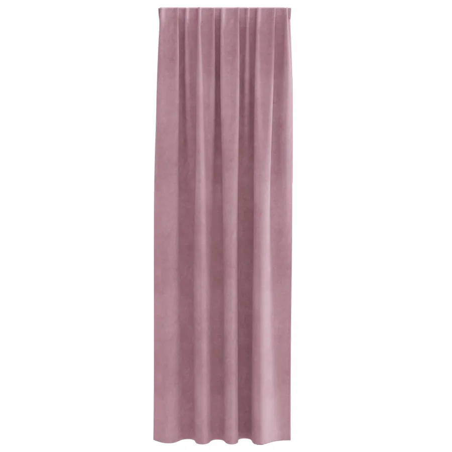 Rideaux occultants 2 pcs Rose foncé 140 x 225 cm Velours - 4