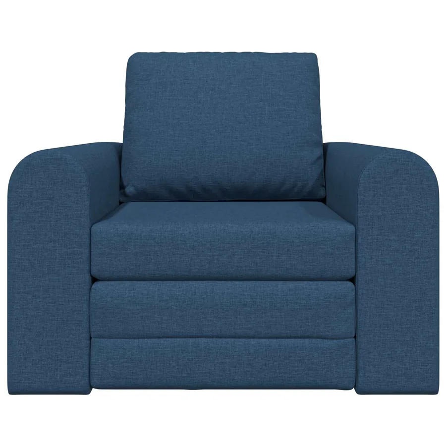 Canapé-Lit Bleu 98 x 71 x 83 cm tissu - 5