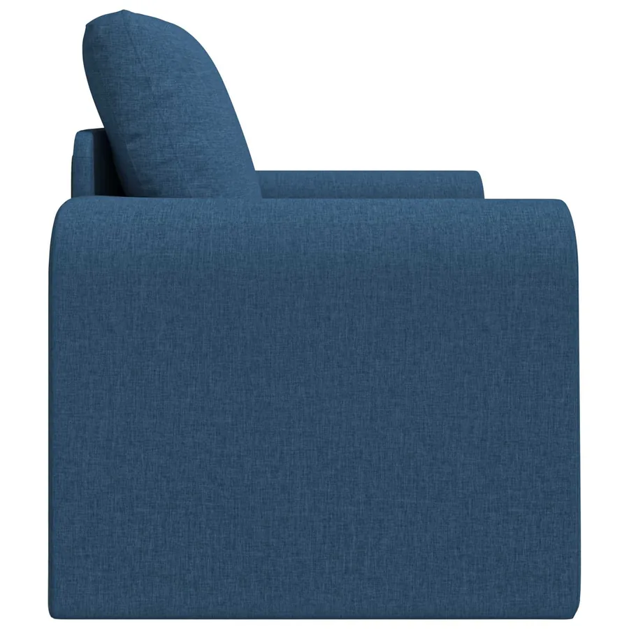 Canapé-Lit Bleu 98 x 71 x 83 cm tissu - 6