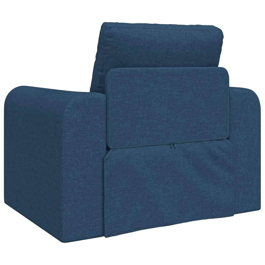 Canapé-Lit Bleu 98 x 71 x 83 cm tissu - 7
