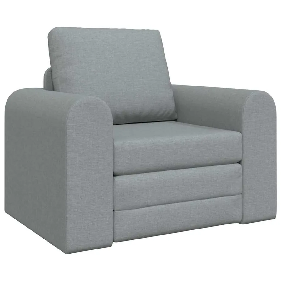Canapé-Lit Gris clair 98 x 71 x 83 cm tissu - 2