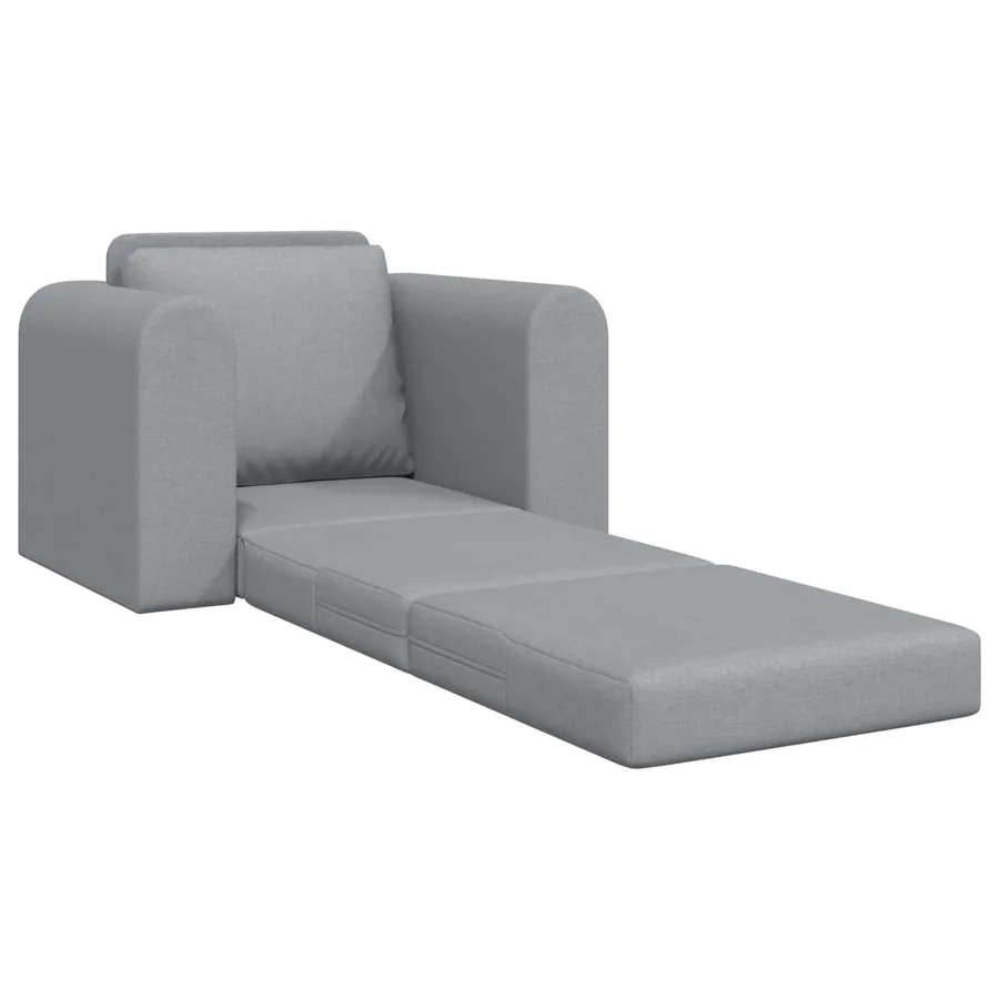 Canapé-Lit Gris clair 98 x 71 x 83 cm tissu - 3
