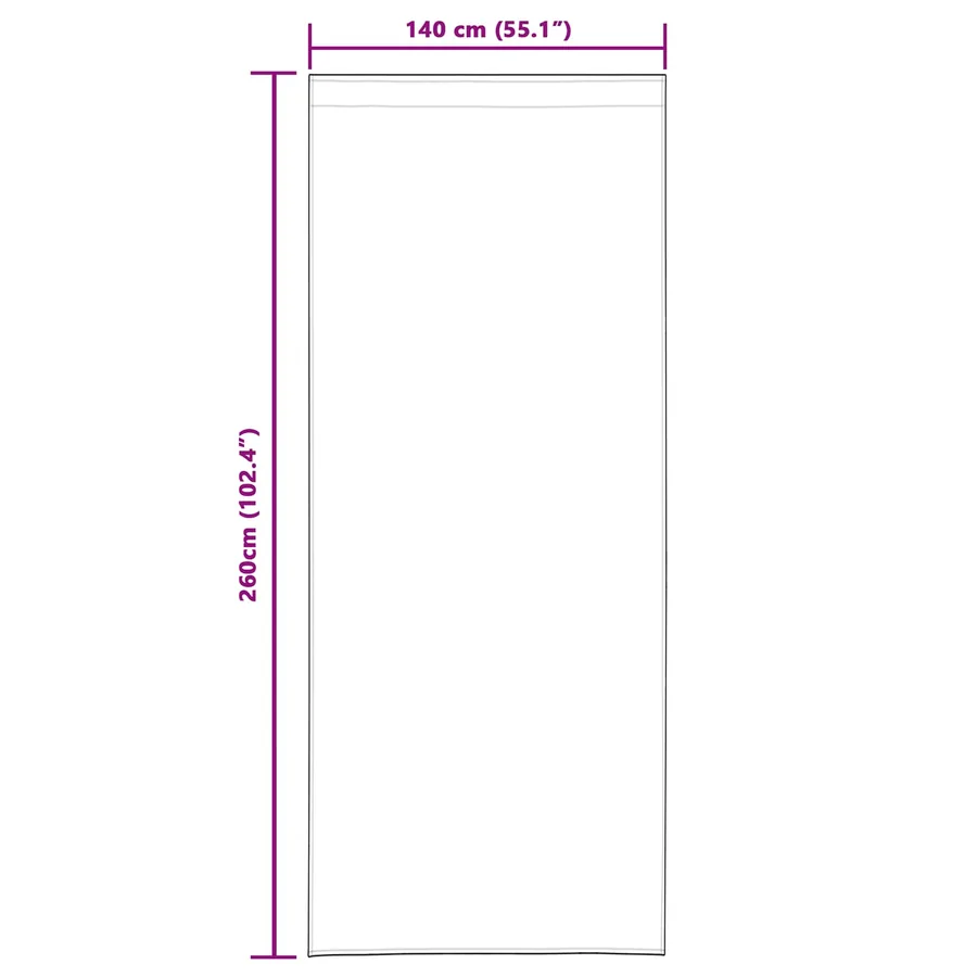 Rideaux occultants 2 pcs Rose foncé 140 x 260 cm Velours - 8
