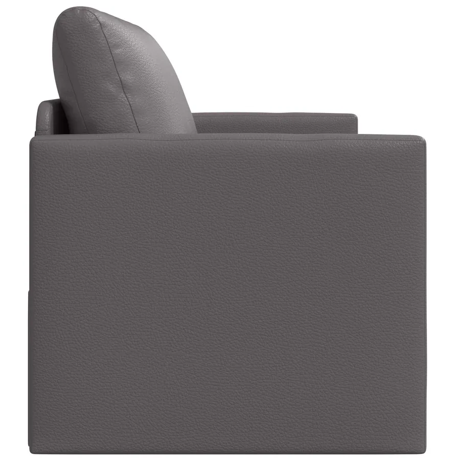 Canapé-Lit Gris 124 x 71 x 78 cm Simili cuir - 6