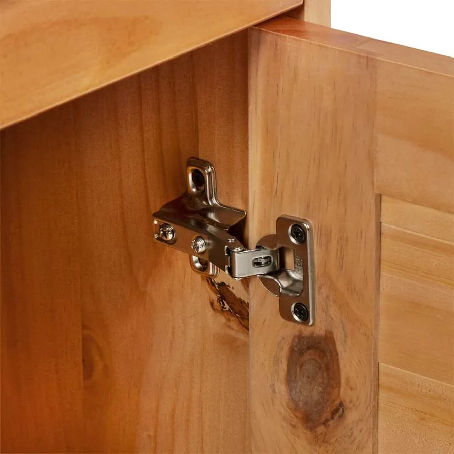 Armoire de salle de bain avec porte VIGO Marron et Marron Miel - 8