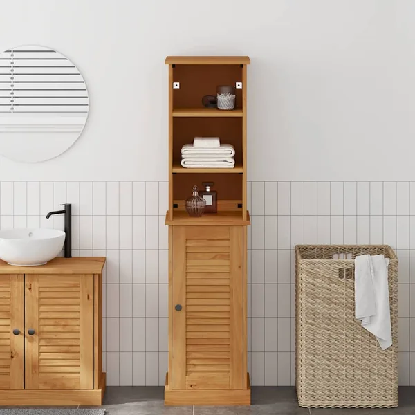 Ensemble de mobilier de salle de bain avec étagère VIGO 2 pcs