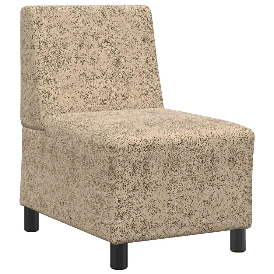 Fauteuil gris clair 55 cm suédine - 2