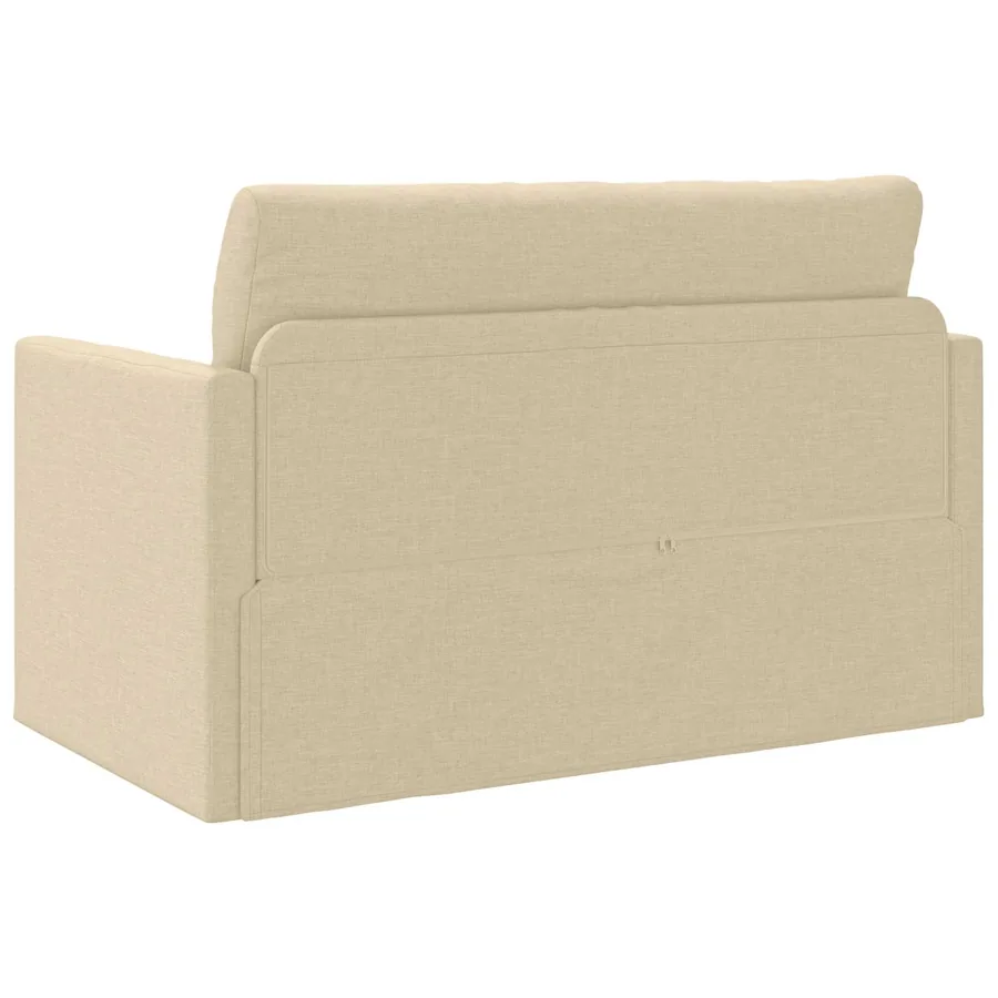 Canapé-Lit 110cm Crème tissu - 7