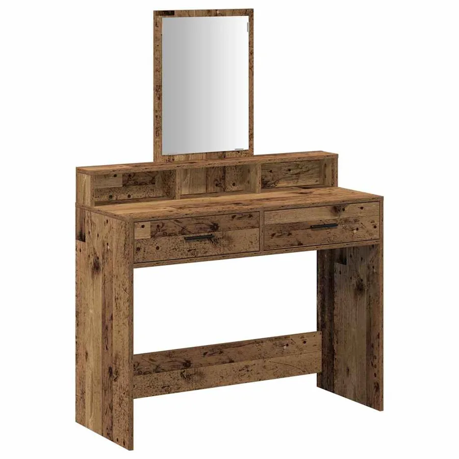 Table de Toilette avec tiroir Bois ancien 100 x 41 x 140 cm - 2