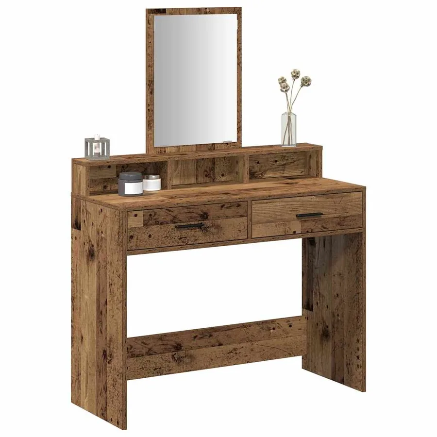 Table de Toilette avec tiroir Bois ancien 100 x 41 x 140 cm - 3