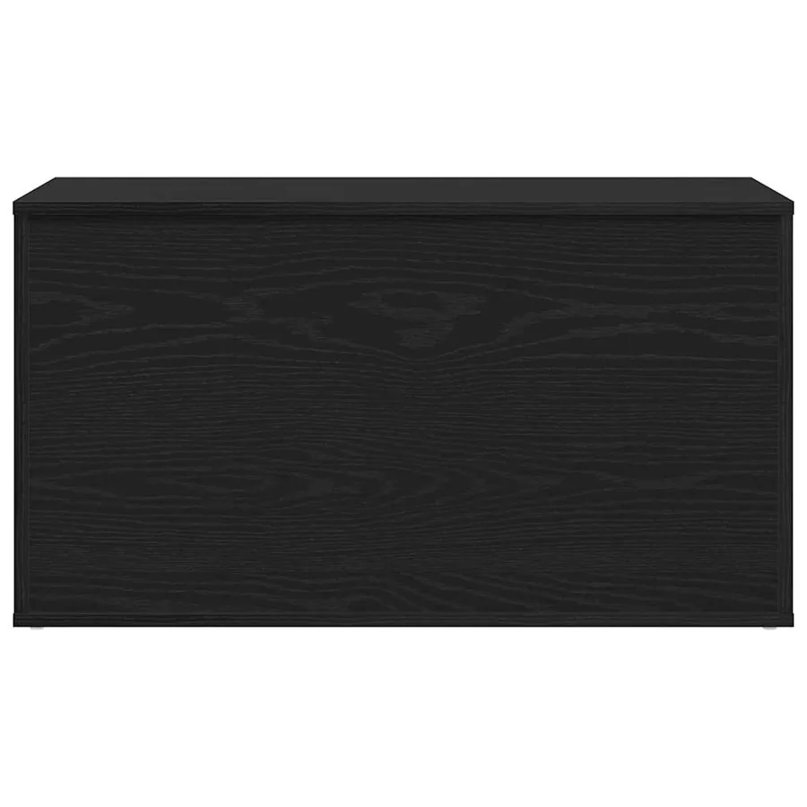 Boîte de Rangement Chêne noir 84 x 42 x 46 cm Bois d'ingénierie - 7