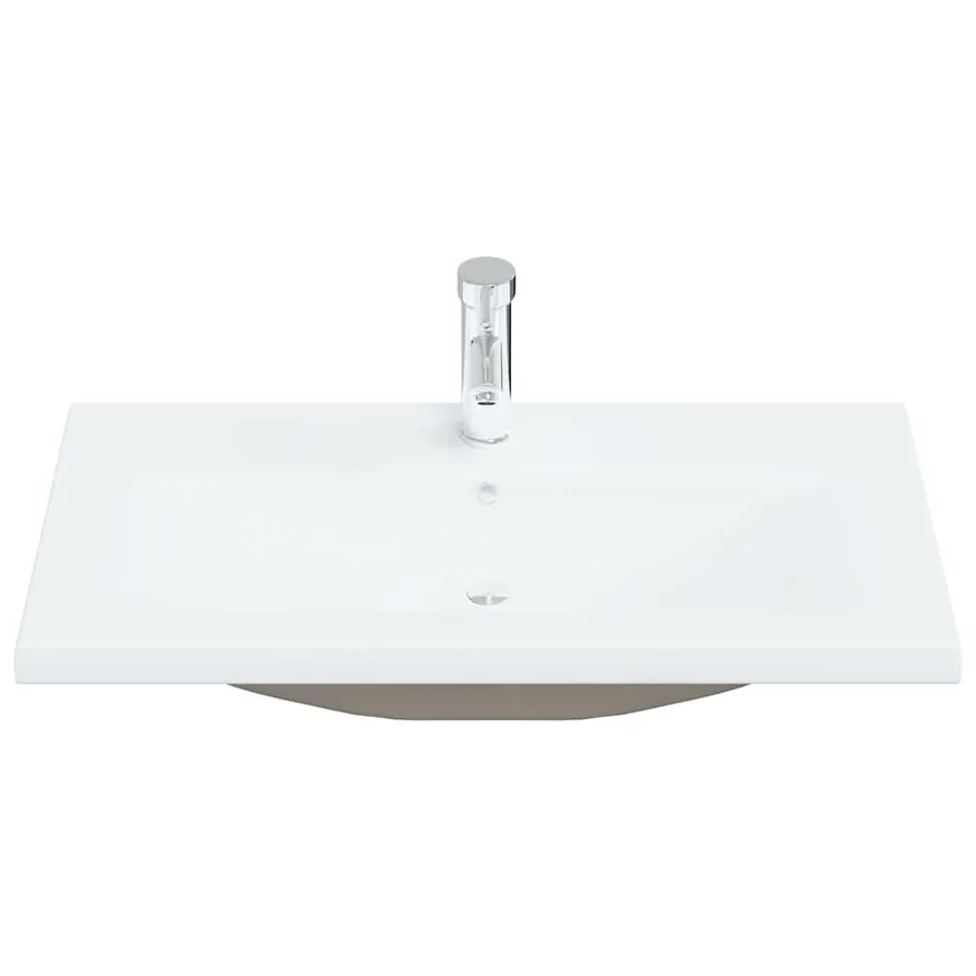 Cabinet de salle de bain Chêne noir 80 x 38,5 x 46 cm - 7