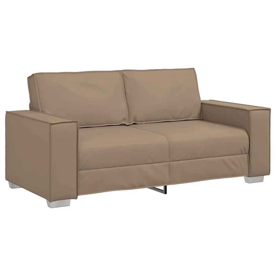 Canapé deux places Cappuccino 180 cm Simili cuir - 2