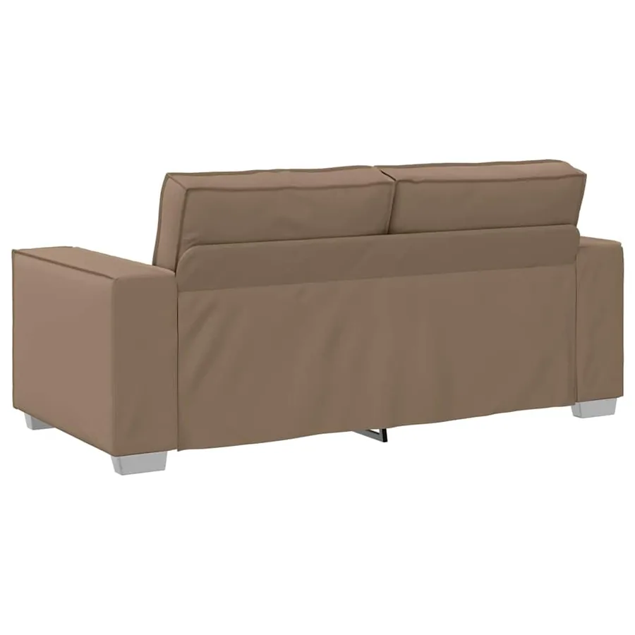 Canapé deux places Cappuccino 180 cm Simili cuir - 4