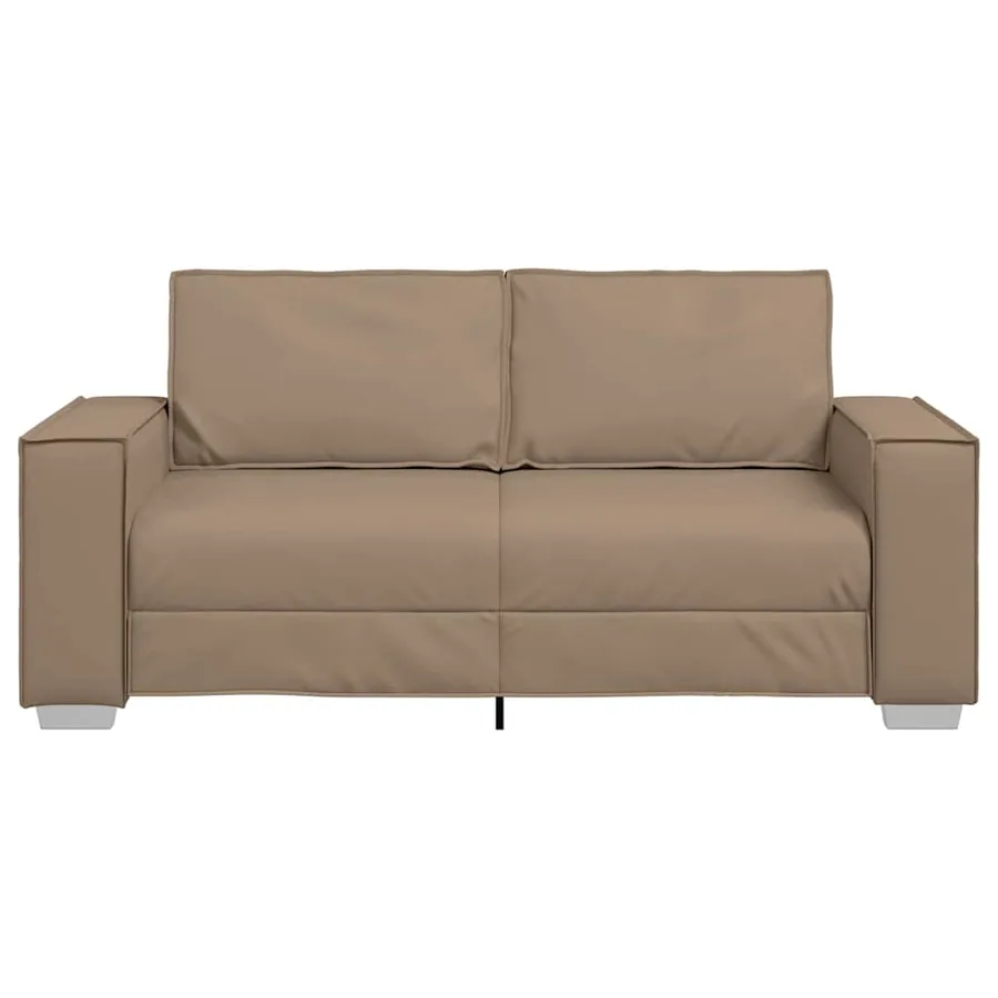 Canapé deux places Cappuccino 180 cm Simili cuir - 5