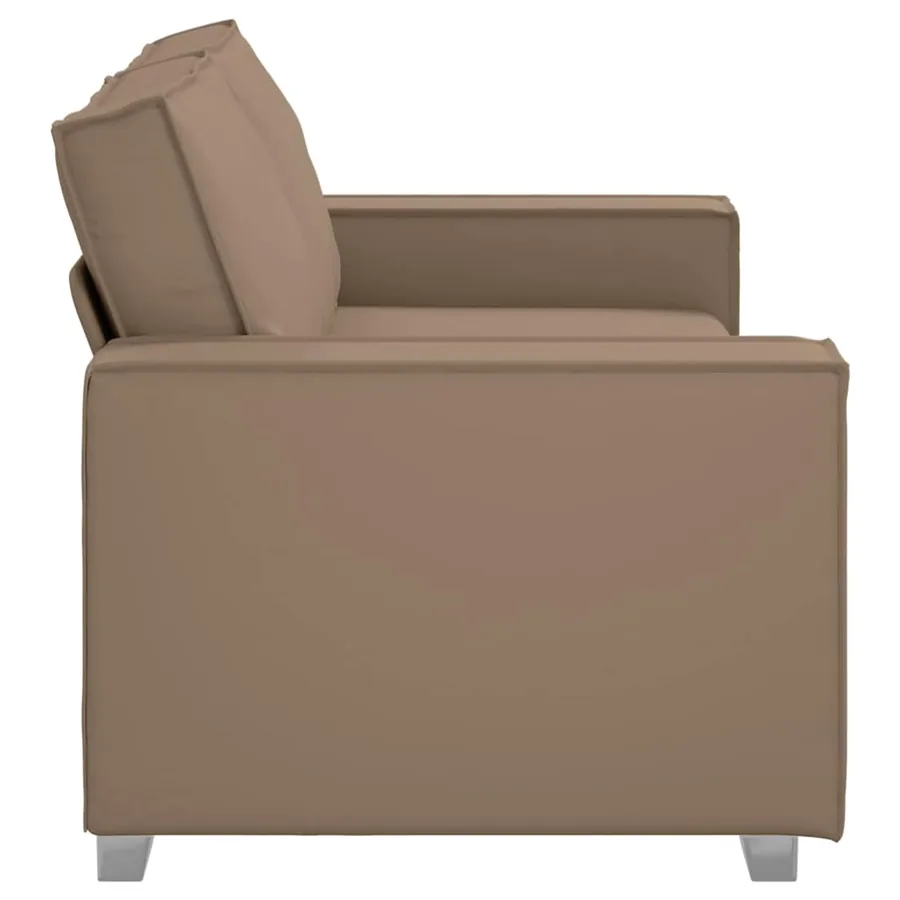 Canapé deux places Cappuccino 180 cm Simili cuir - 6