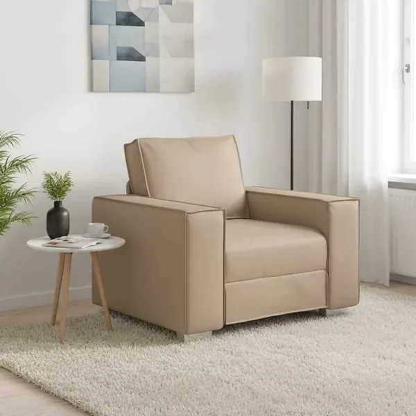Fauteuil Cappuccino 100 cm Simili cuir