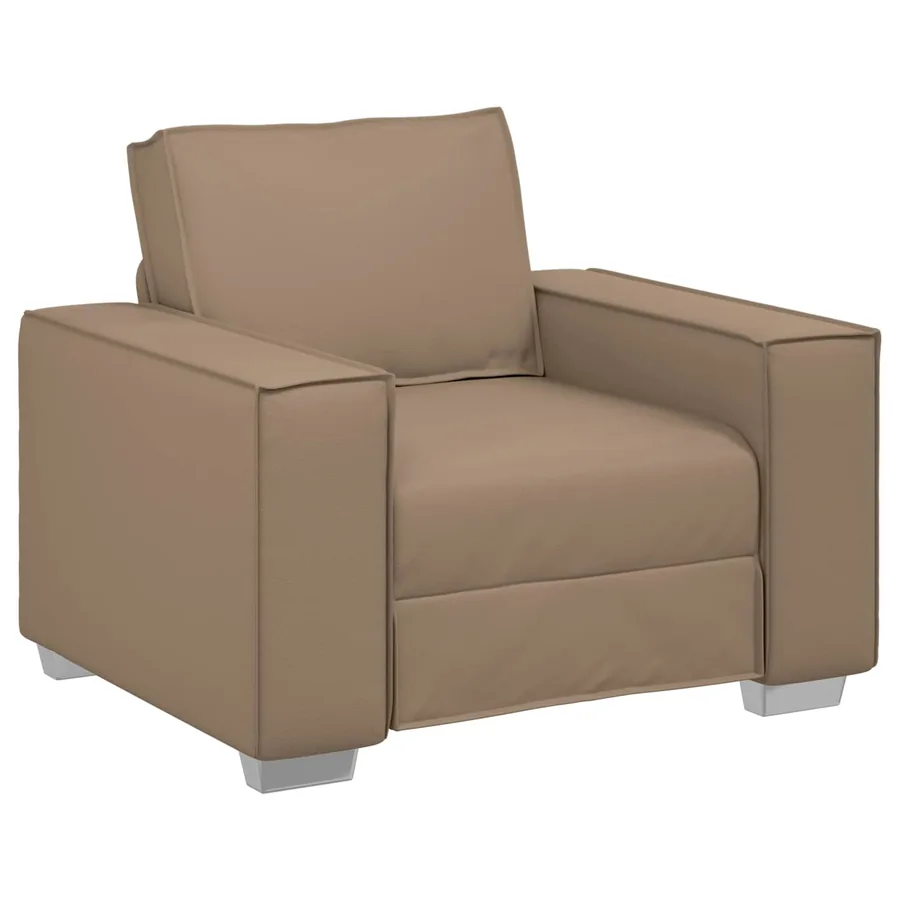 Fauteuil Cappuccino 100 cm Simili cuir - 2