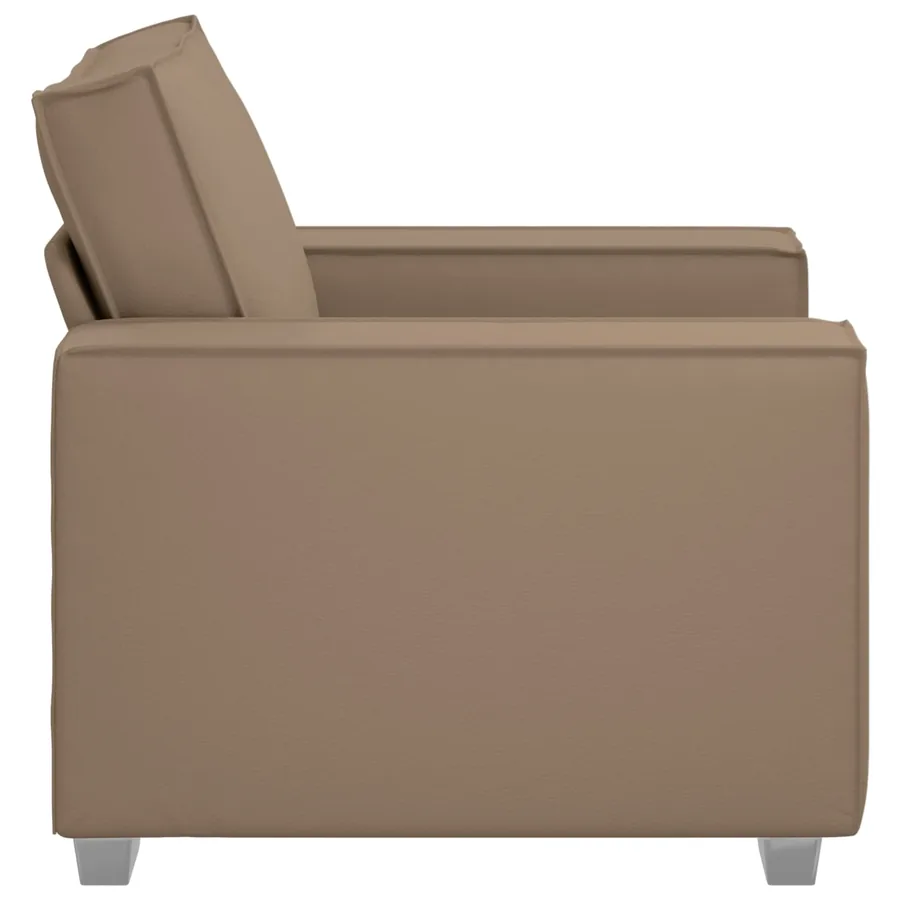 Fauteuil Cappuccino 100 cm Simili cuir - 4