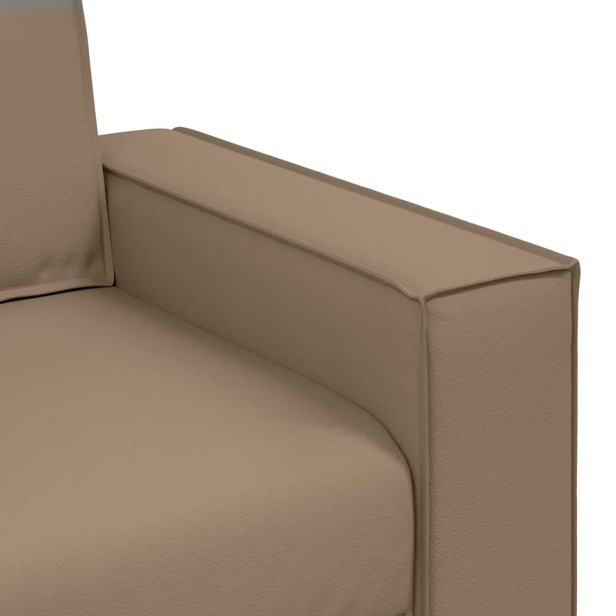 Fauteuil Cappuccino 100 cm Simili cuir - 6