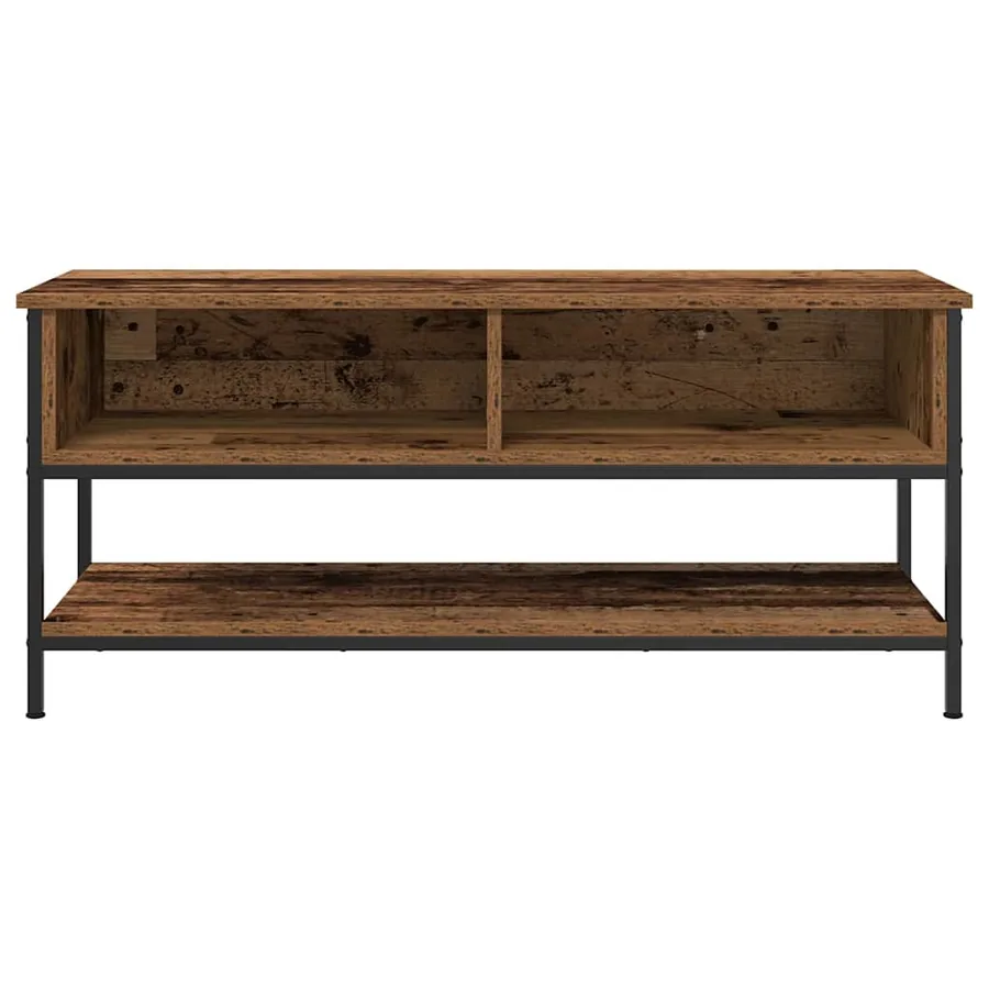 Ensemble meuble TV Montage mural Bois Ancien 100 x 35 x 45 cm - 3