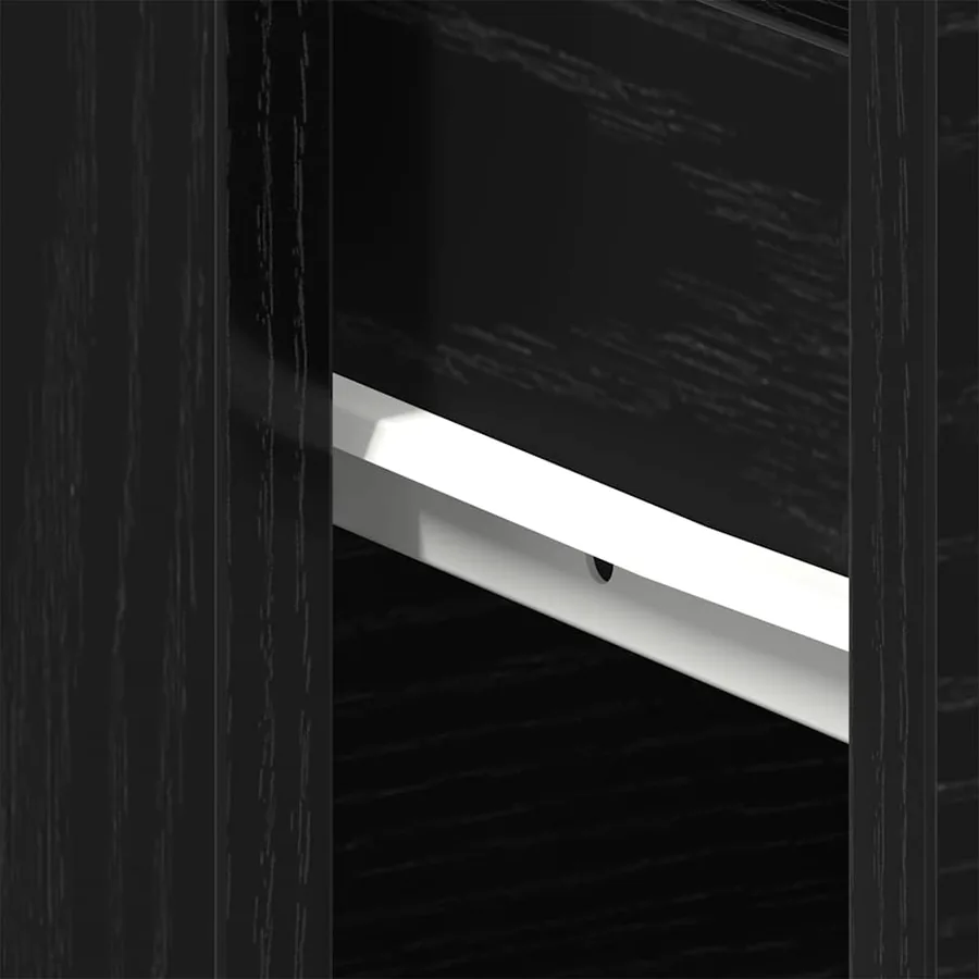 Cabinet de chevet 2 pcs Chêne noir 40 x 30 x 39 cm - 11
