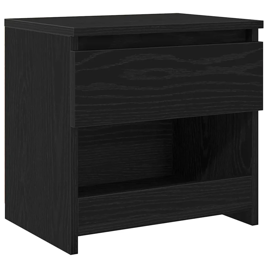 Cabinet de chevet 2 pcs Chêne noir 40 x 30 x 39 cm - 6
