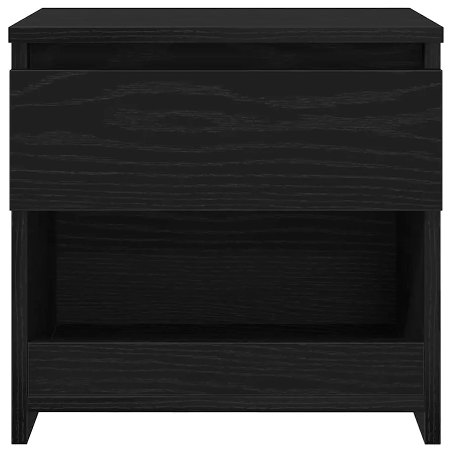 Cabinet de chevet 2 pcs Chêne noir 40 x 30 x 39 cm - 7