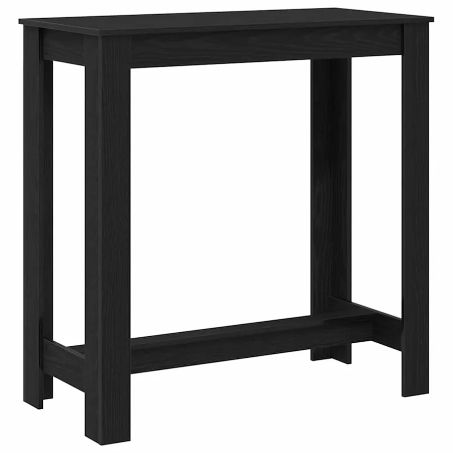Table de bar Chêne noir 102 x 50 x 103,5 cm Bois d'ingénierie - 2