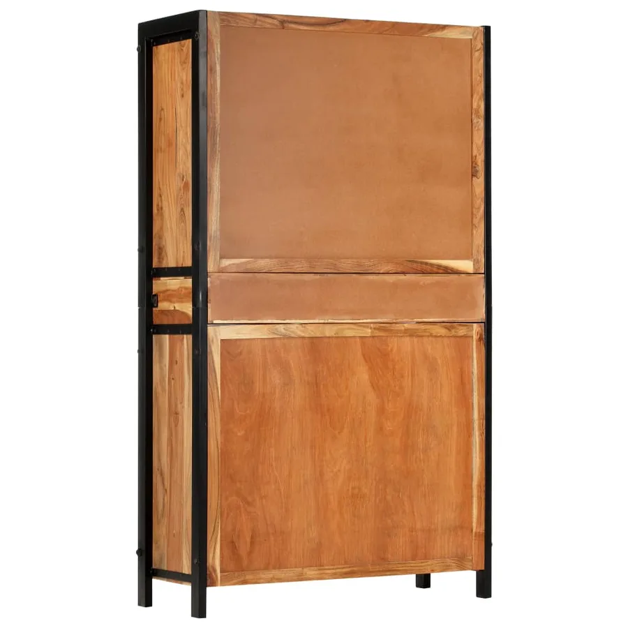 Buffet 100 x 40 x 175 cm Bois d'acacia massif - 4