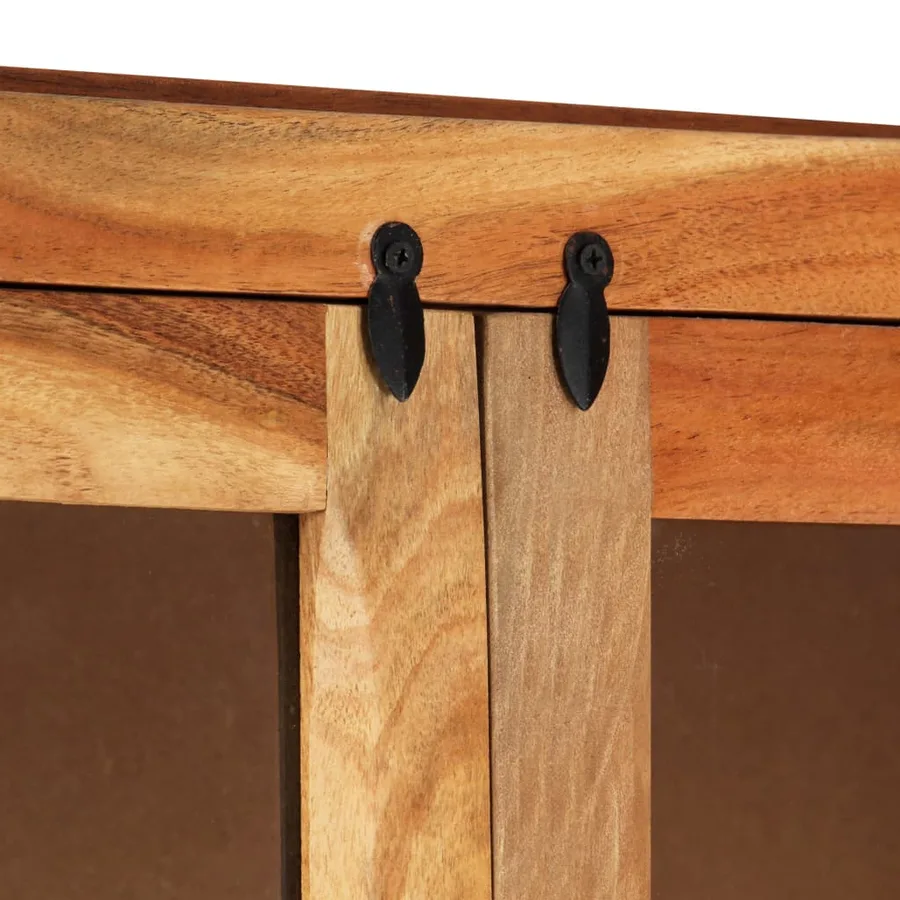 Buffet 100 x 40 x 175 cm Bois d'acacia massif - 6