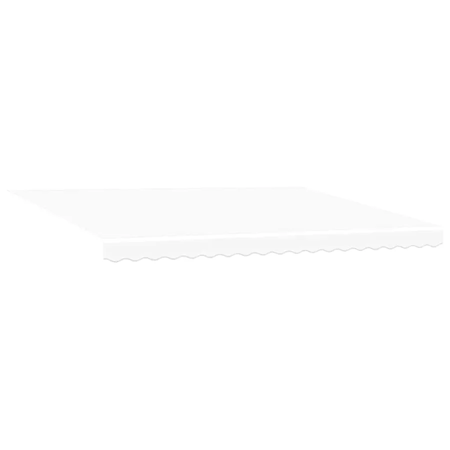 Toile de rechange pour auvent Blanc 4,5 × 3,5 m Polyester - 2