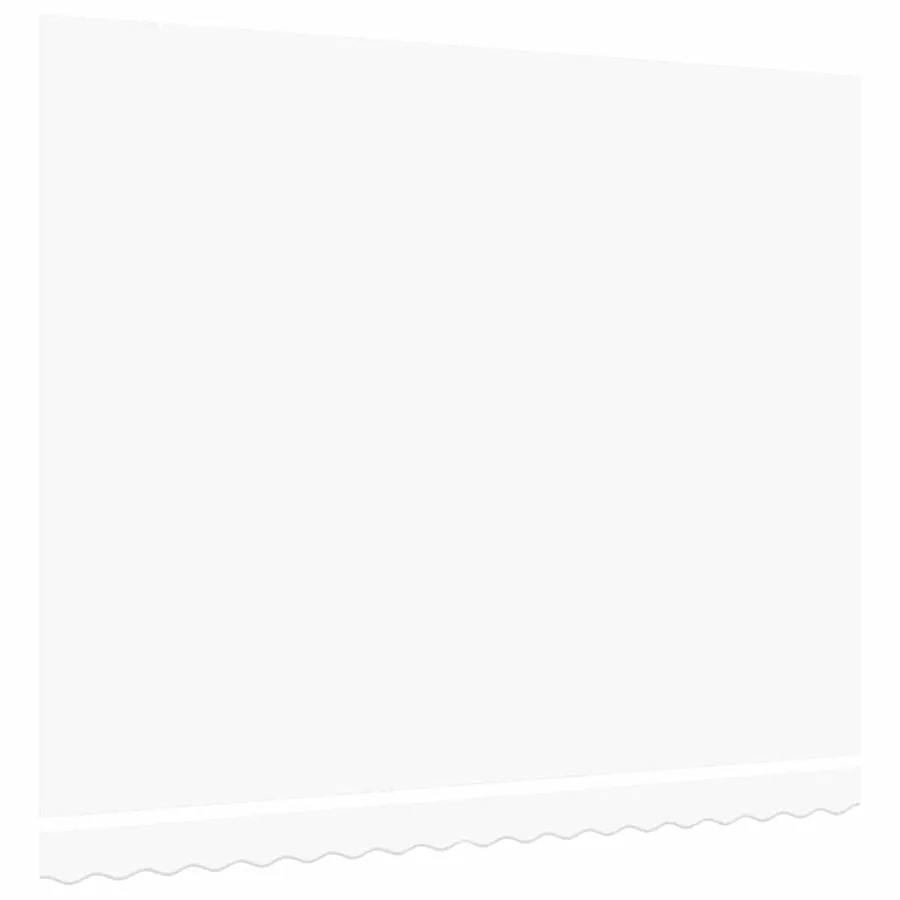 Toile de rechange pour auvent Blanc 4 × 3,5 m Polyester - 4