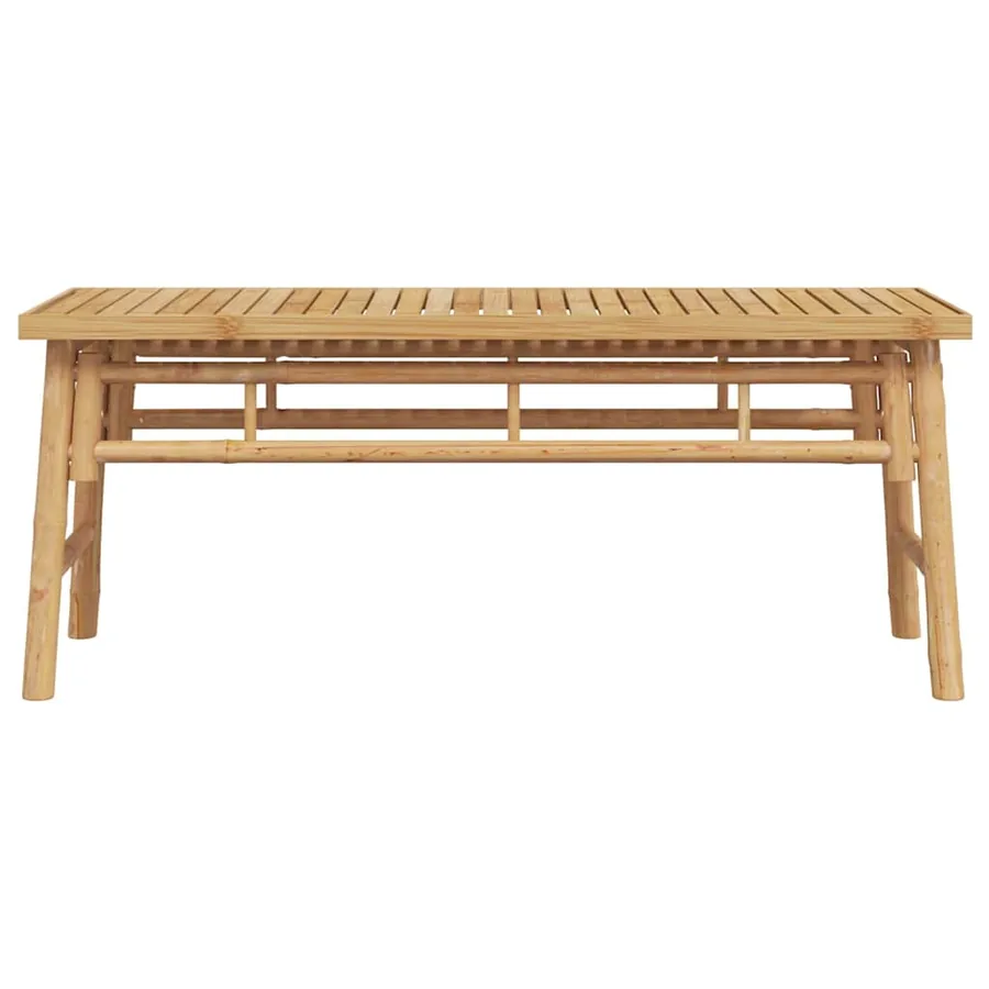 banc Marron 110 x 38 x 45 cm Bambou - 5