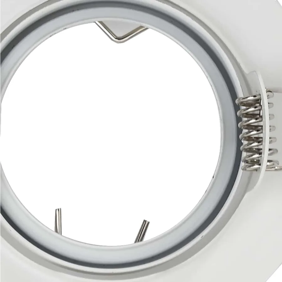 Projecteur 24 pcs Blanc 9 x 9 x 2,5 cm Métal - 9
