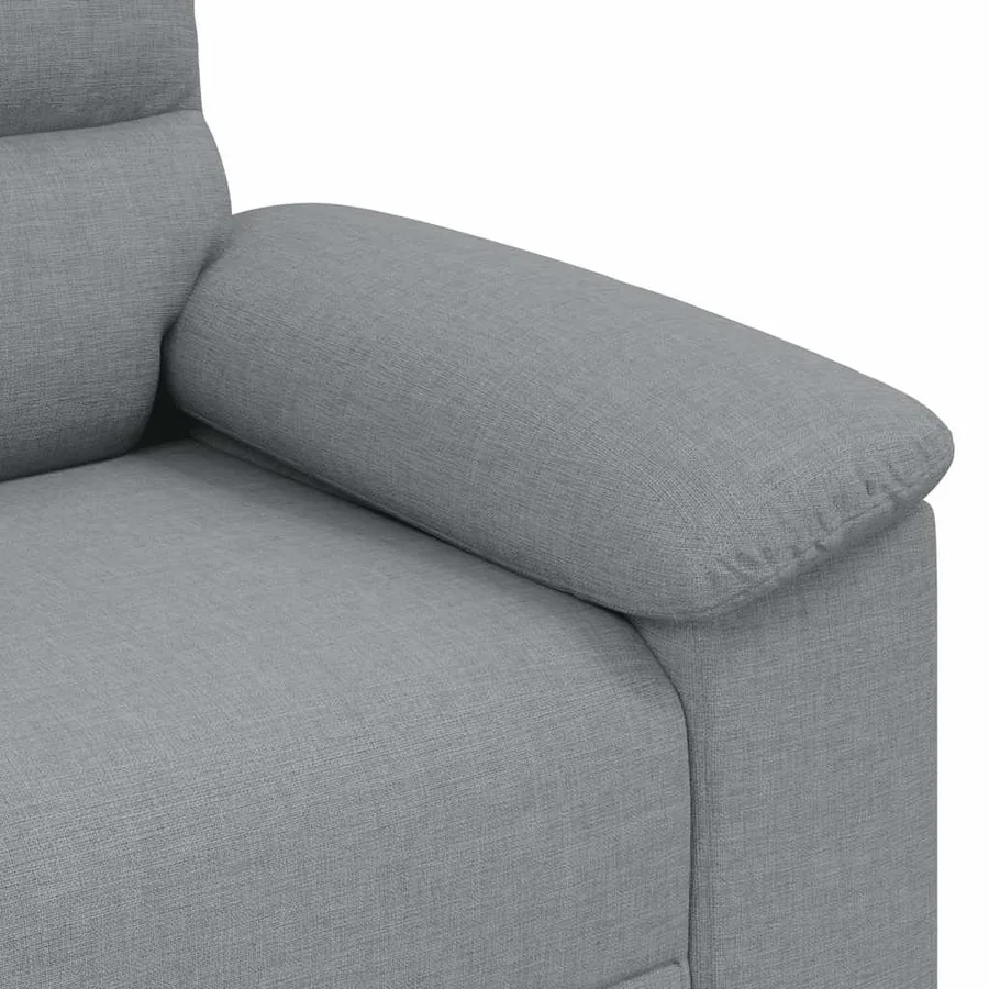 Canapé à 2 places gris clair 180x81x84 cm tissu - 7