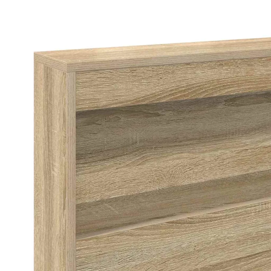 Tête de lit de rangement Chêne Sonoma 207,5 x 137,5 x 76,5 cm - 9