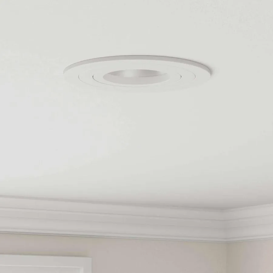 Projecteur 6 pcs Blanc 9 x 9 x 2 cm Aluminium