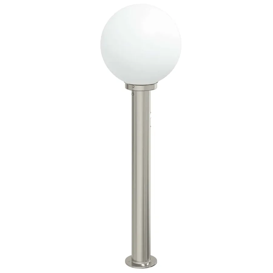Borne lumineuse avec détecteur 80 cm en acier inoxydable IP44 - 4
