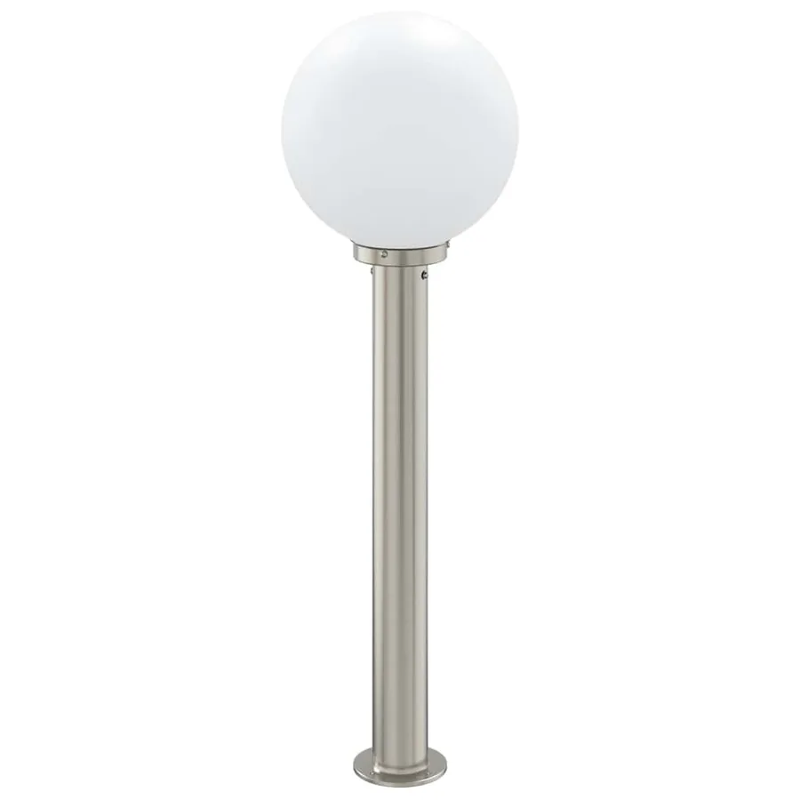 Borne lumineuse avec détecteur 80 cm en acier inoxydable IP44 - 5