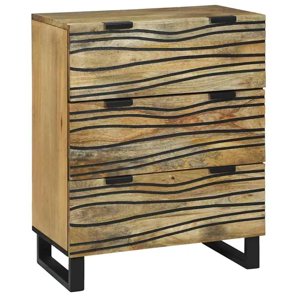 Buffet Marron 60 x 33.5 x 75 cm Bois de manguier massif