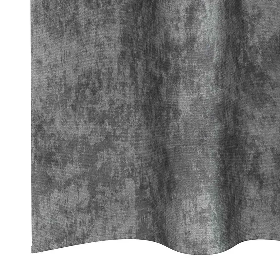 Rideaux en velours 2 pcs Gris 140 x 140 cm Velours - 6