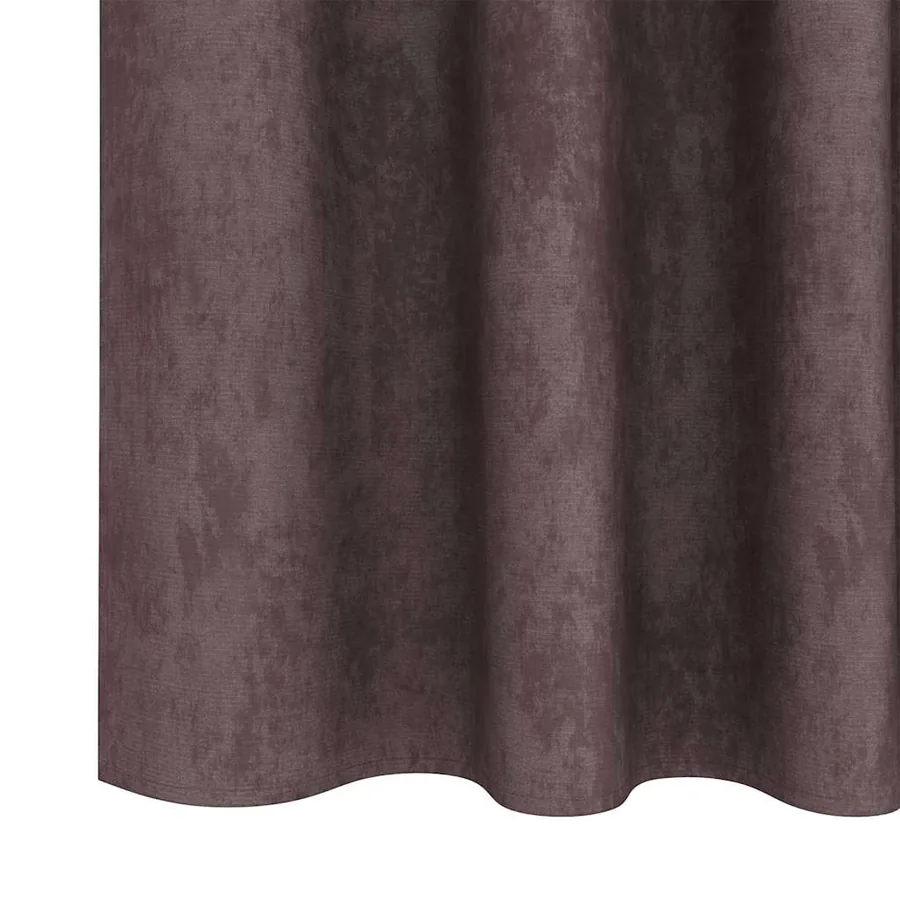 Rideaux en velours 2 pcs Marron 140 x 140 cm Velours - 6