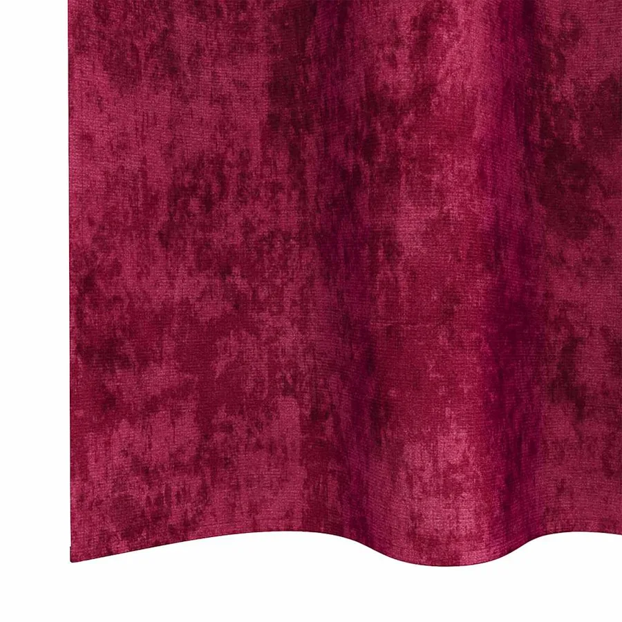Rideaux en velours 2 pcs Rouge bordeaux 225 x 140 cm Velours - 6