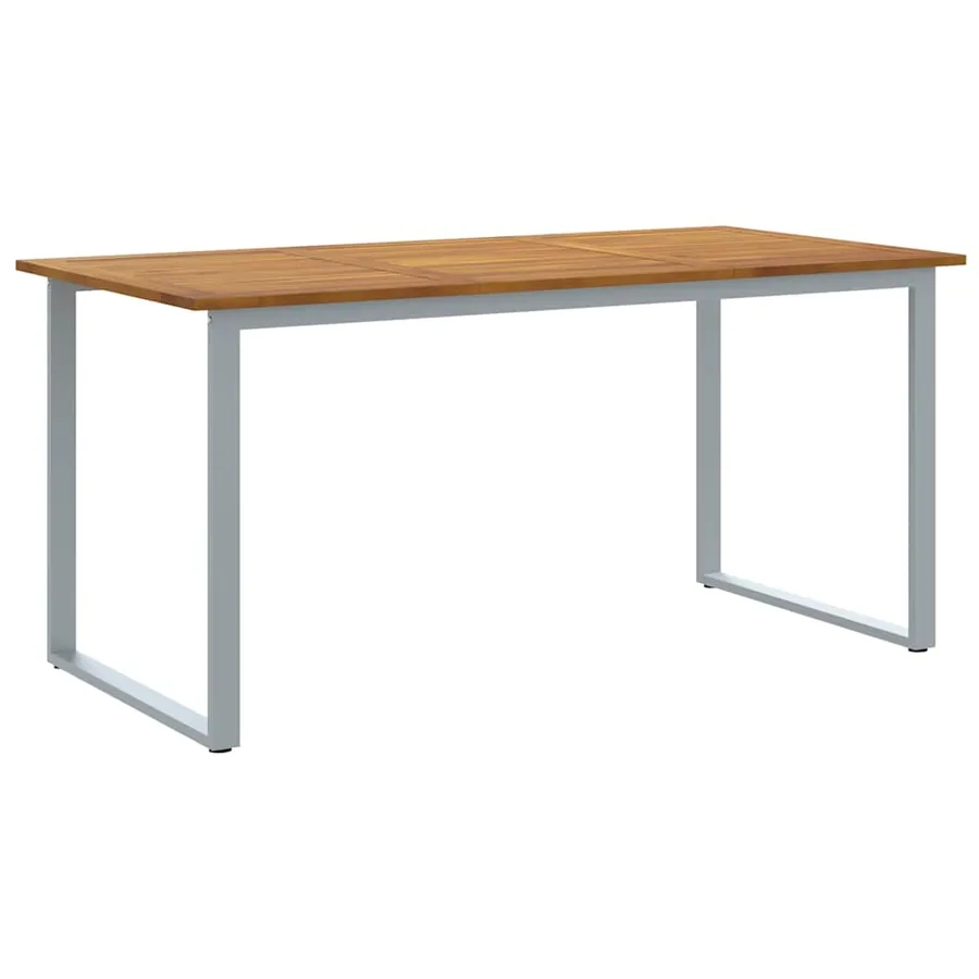 Ensemble de salle à manger pour jardin 5 pcs Gris - 5